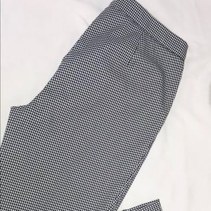 Adrienne Vattadini black and white dress pants